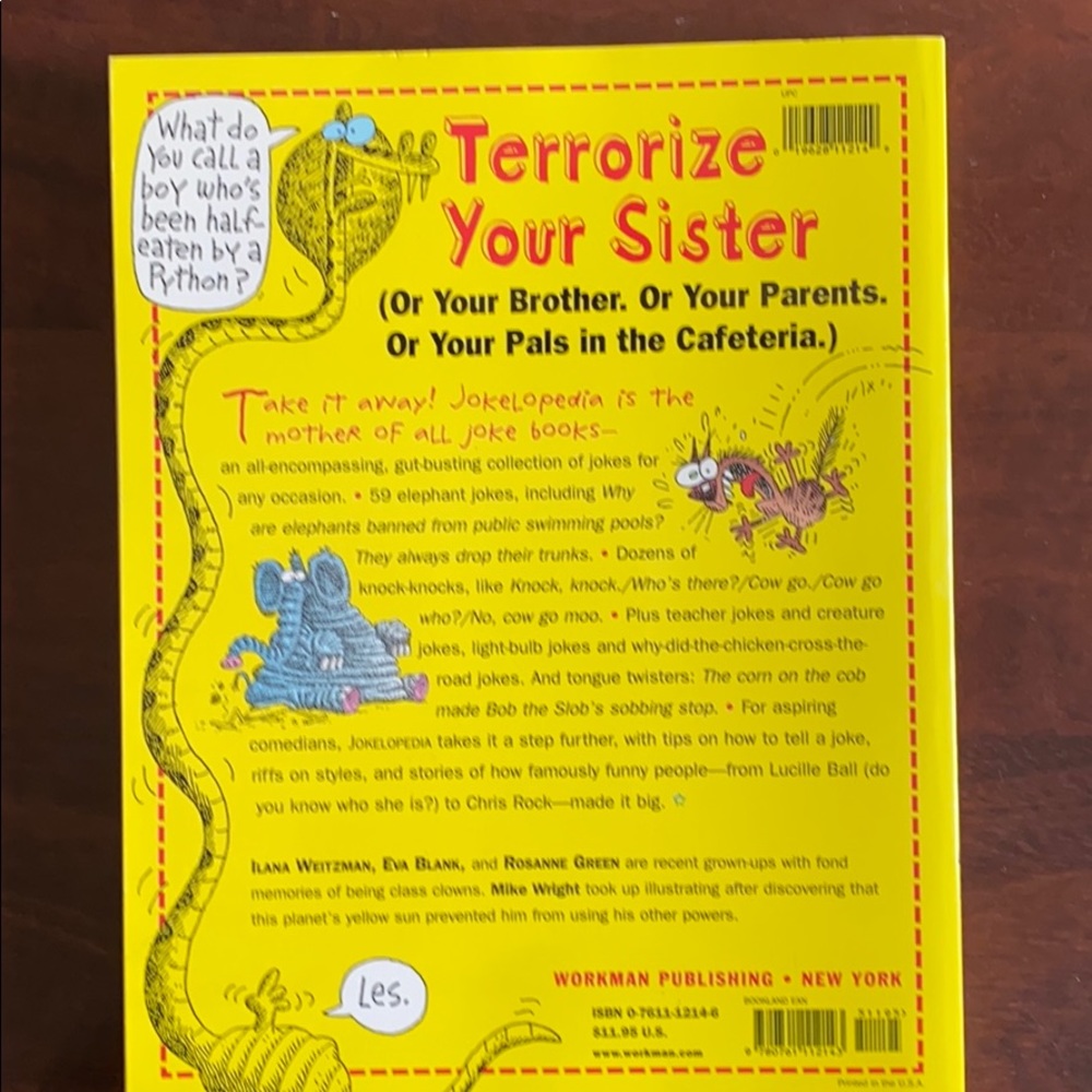 JOKELOPEDIA, The Biggest, Best, Silliest Joke Book - Picture 2 of 5